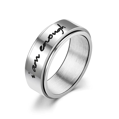 "I Am Enough" Ring