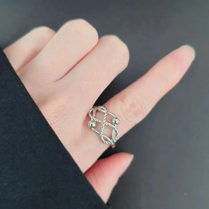 Infinity Collection Twisted Fidget Ring