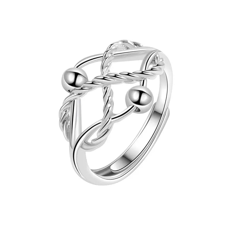 Infinity Collection Twisted Fidget Ring