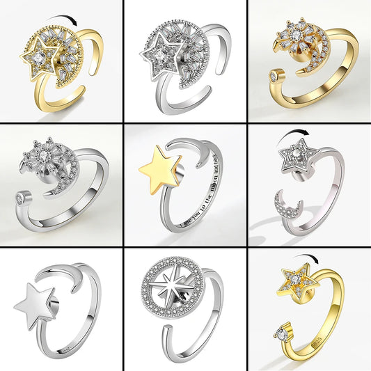 Star Collection Fidget Rings