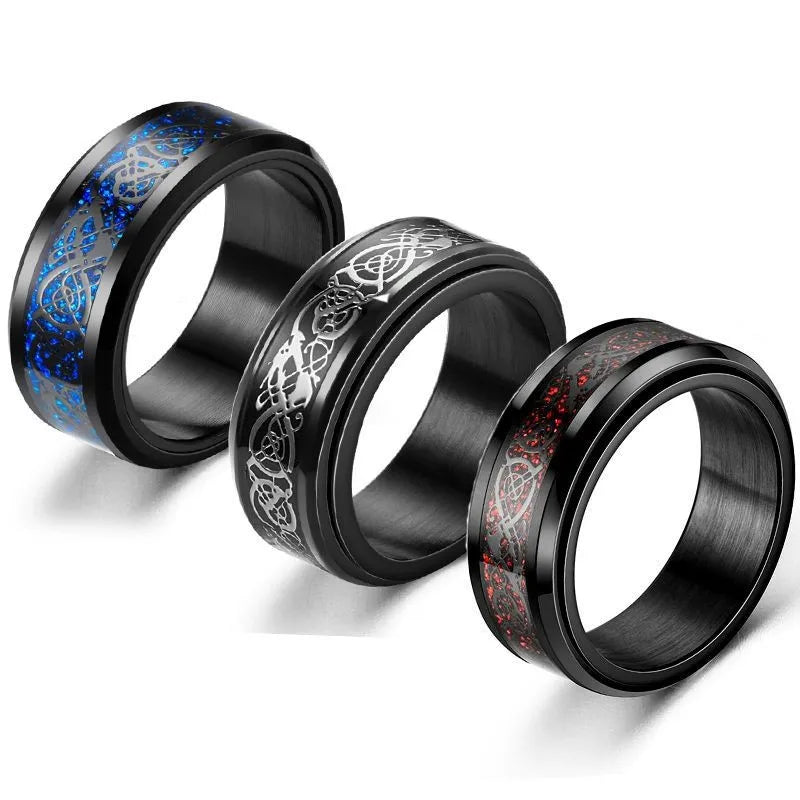 Carbon Wise Dragon Ring