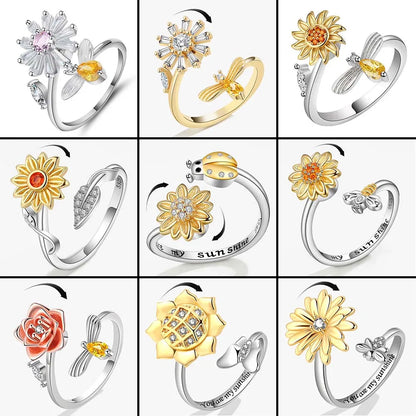 Summer Firefly Collection Fidget Rings