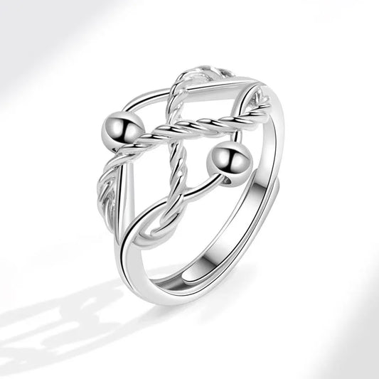 Infinity Collection Twisted Fidget Ring