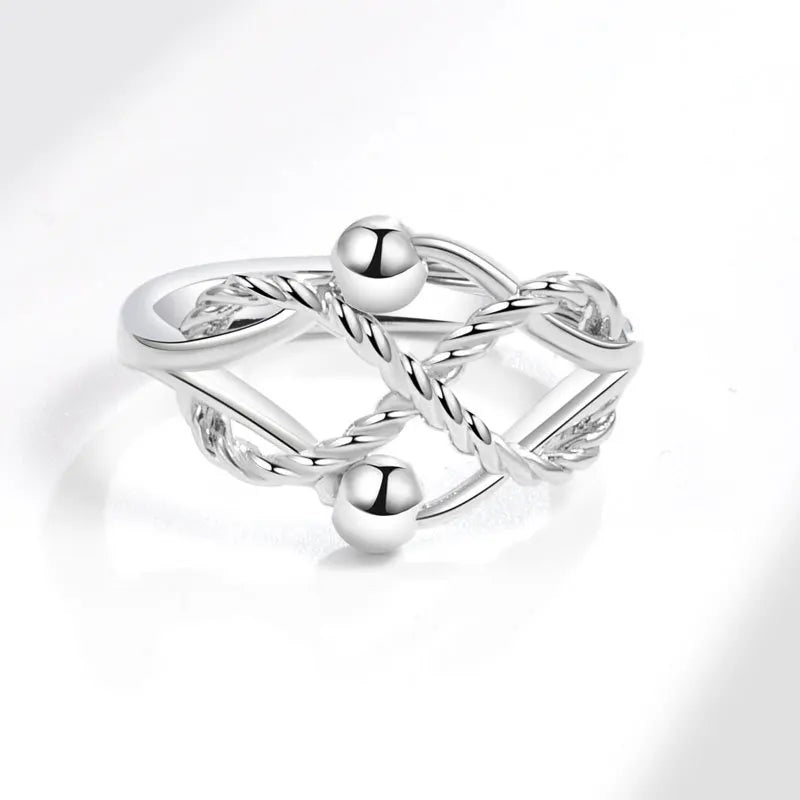 Infinity Collection Twisted Fidget Ring